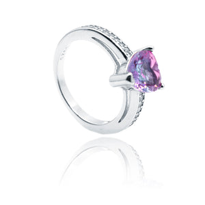 Unicorn Heart Silver 925 Ring