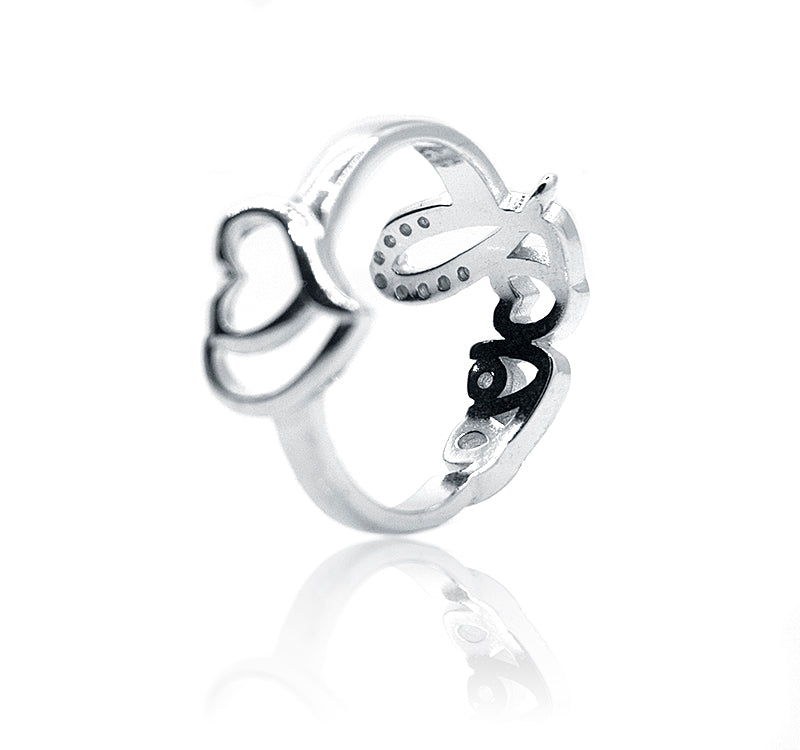 Heart Love Silver 925 Ring