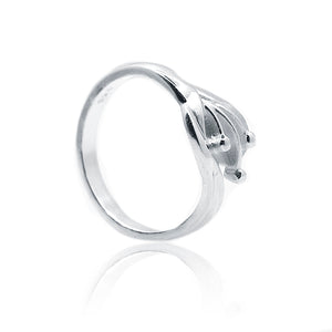 Silver Plane Tree dot 925 Ring