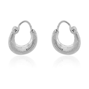 Silver Trendy Kaju Bali Earring for Men