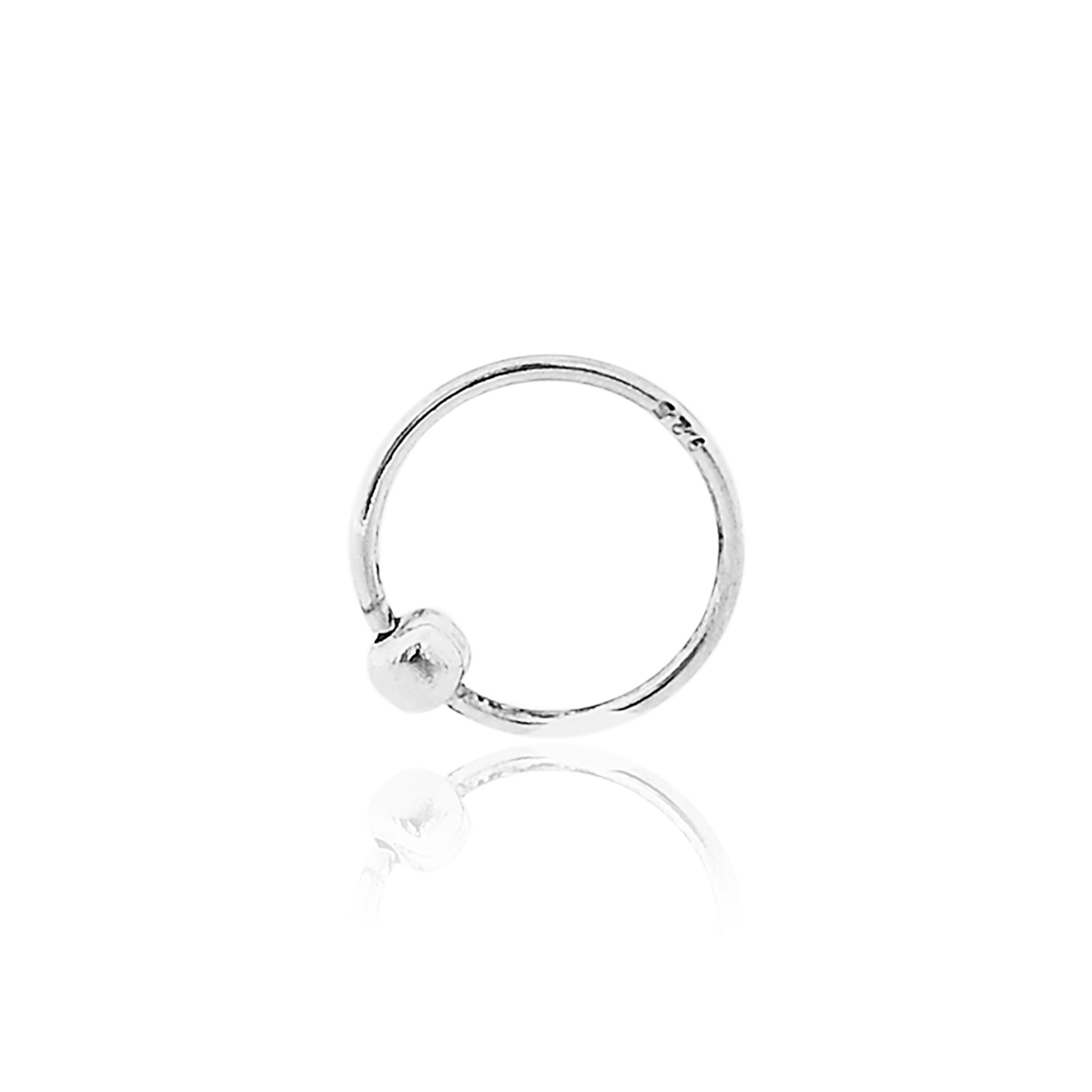 STERLING SILVER HOOP EARRING FOR Men