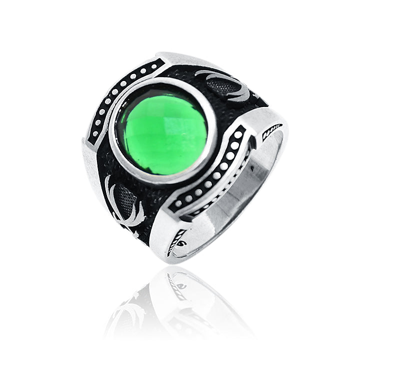 Fantasy Green Silver 925 Ring