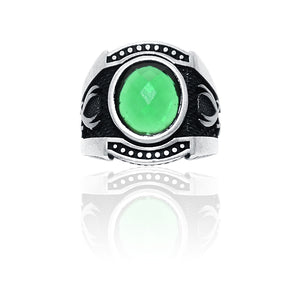 Fantasy Green Silver 925 Ring