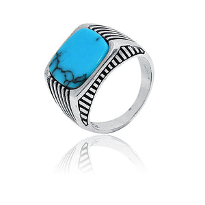 Hriday Turquoise Silver 925 Ring