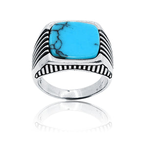 Hriday Turquoise Silver 925 Ring