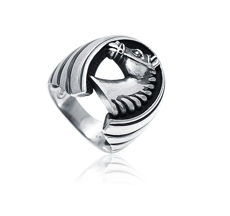 Horse Silver 925 Ring