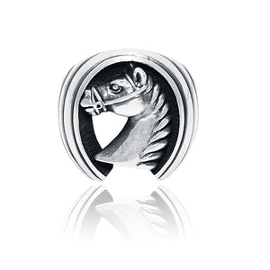 Horse Silver 925 Ring