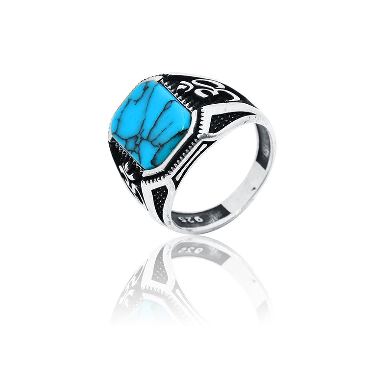 Devansh Turquoise Silver 925 Ring