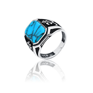 Devansh Turquoise Silver 925 Ring