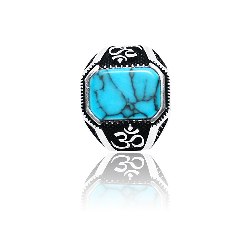 Devansh Turquoise Silver 925 Ring