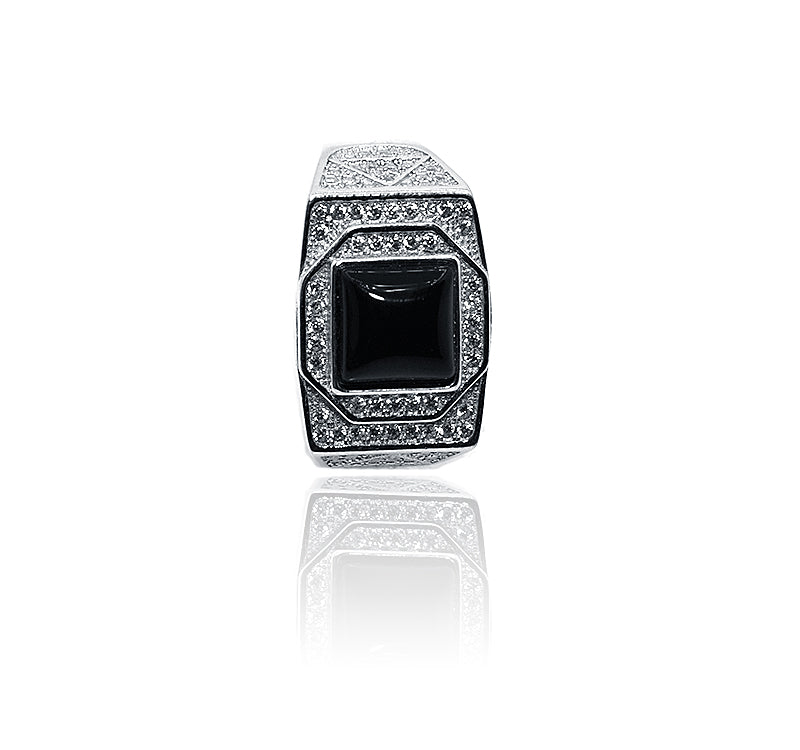 Ezra Black Silver 925 Ring