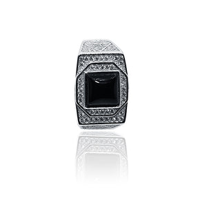 Ezra Black Silver 925 Ring