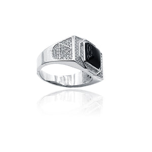 Ezra Black Silver 925 Ring