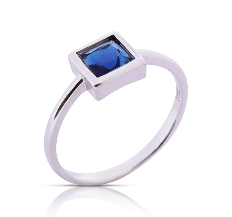 Alina Blue Silver 925 Ring