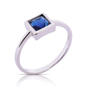 Alina Blue Silver 925 Ring