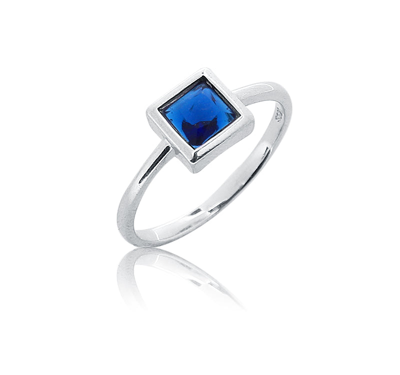 Alina Blue Silver 925 Ring