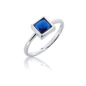 Alina Blue Silver 925 Ring