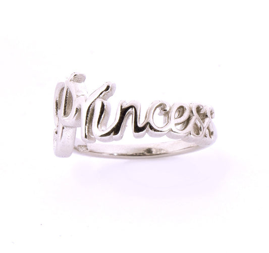 Princess Word Silver 925 Ring