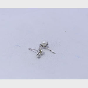 Bow Silver 925 Studs