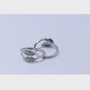 Elm Leaves Silver 925 Toe Ring