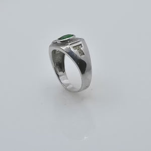 Beautiful Green Silver 925 Ring