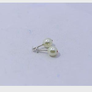 Cream Pearl Silver 925 Studs