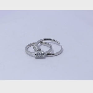 Cylindrical Silver 925 Toe Ring