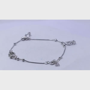 Butterfly Charms Silver 925 Bracelets